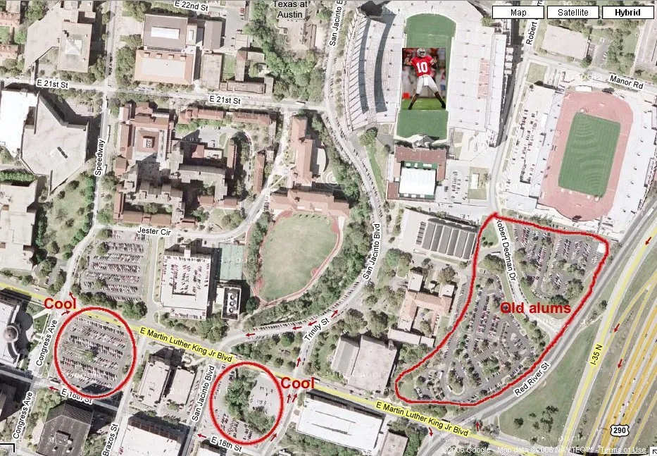 University of Texas tailgating scene ca. 2006