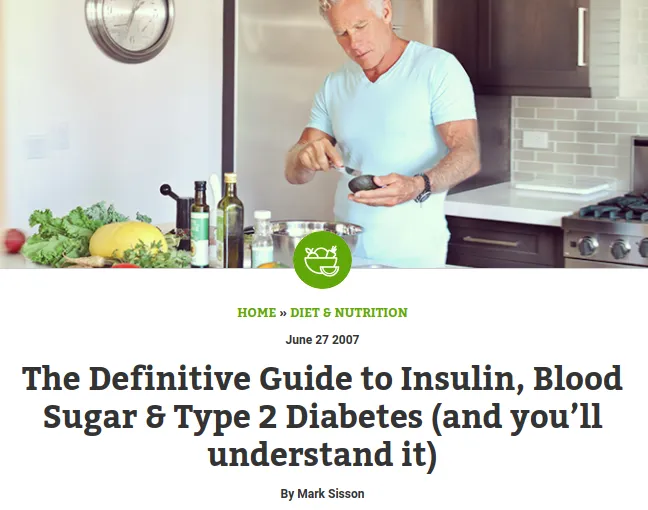 Marks Daily Apple Diabetes